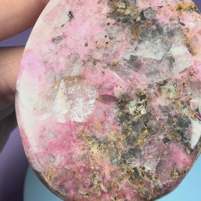 Cobaltoan Calcite Palmstone