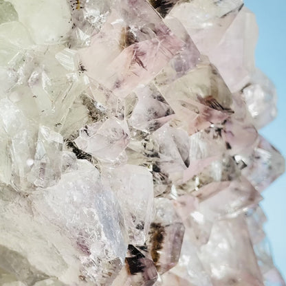 Amethyst + Cacoxenite Large Standing Cluster (Video)