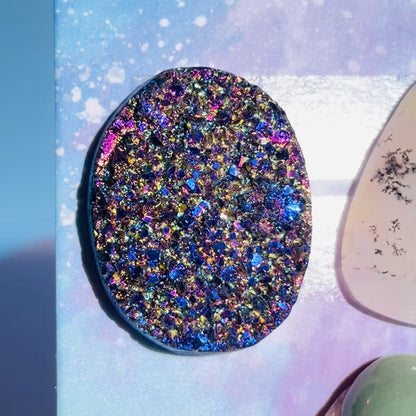 Mixed Crystal Cabochon Set of 6 (Video)