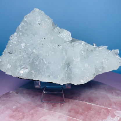 A Grade Diamond Apophyllite + White Chalcedony Medium Cluster