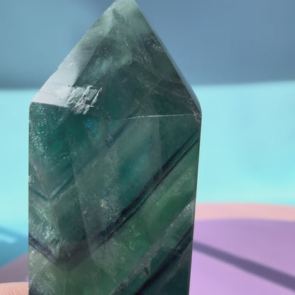 Fluorite Small Tower (Video)
