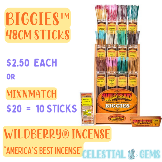 BIGGIES™ Incense Stick (48cm) - Wildberry® Incense