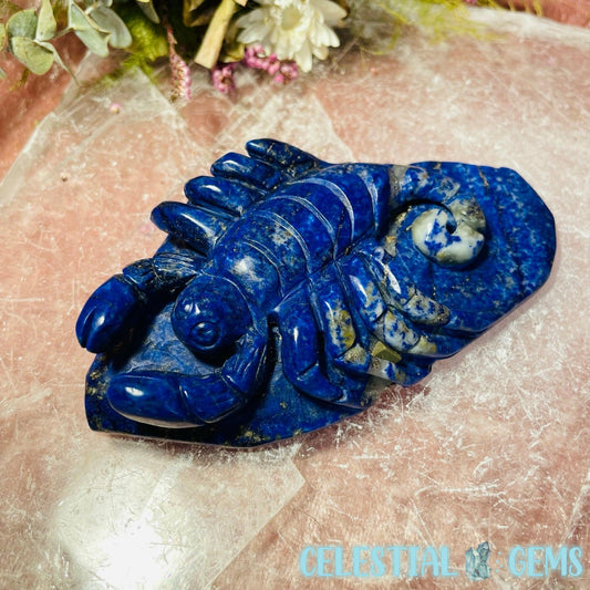 Lapis Lazuli Scorpion Waenga Whakairo