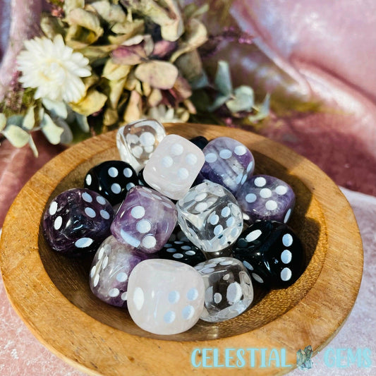 Crystal Dice Carving (4 Materials Available)