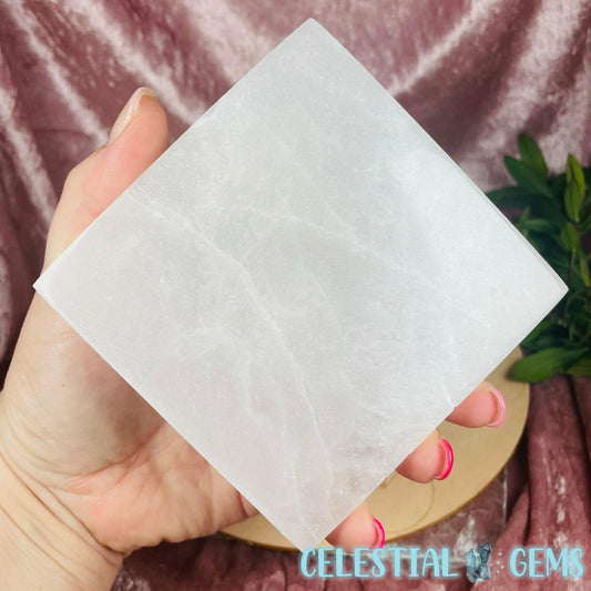 Selenite Square Cleansing Plate
