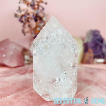 Clear Quartz Chunky Small Tower