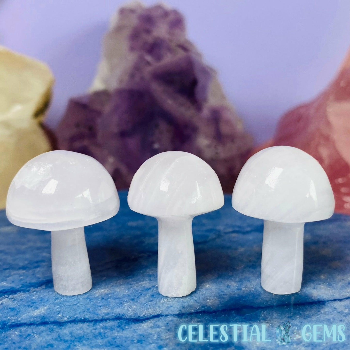 Mangano Calcite Mushroom Iti Whakairo