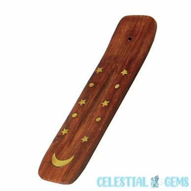 Shorties™ Celestial Wooden Tray Incense Stick Burner