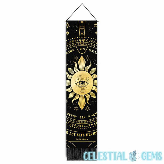 All-Seeing Eye Sun Ouiji Wall Hanging Vertical Long Tapestry